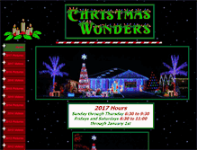 Tablet Screenshot of christmaswonders.com